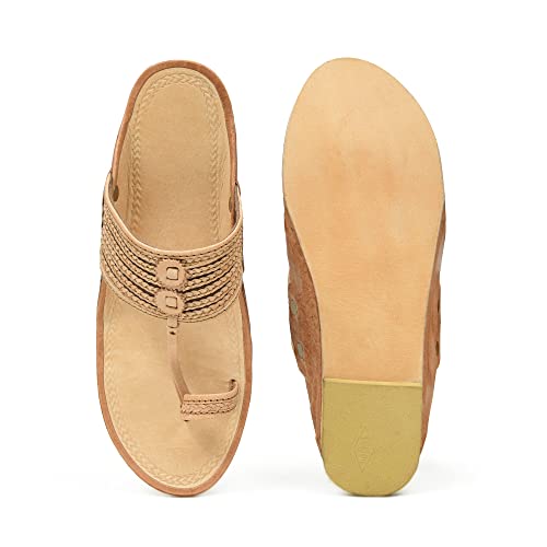 Premium Genuine Leather Kolhapuri Chappal for Men – Handmade, Traditional, Comfortable Ethnic Footwear