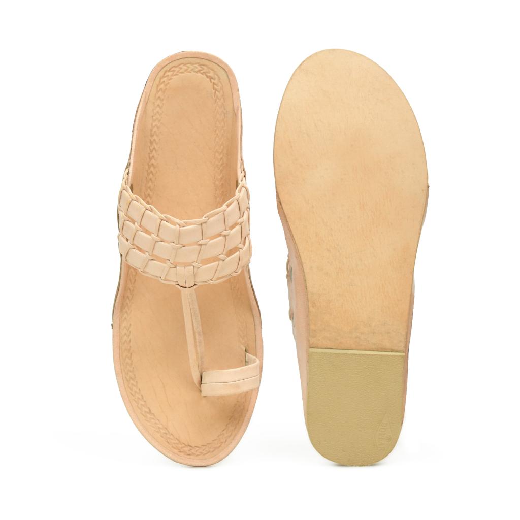 Premium Genuine Leather Kolhapuri Chappal for Men – Handmade, Traditional, Comfortable Ethnic Footwear