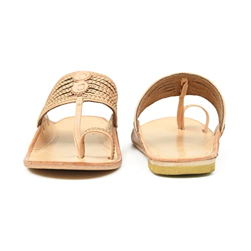 Premium Genuine Leather Kolhapuri Chappal for Men – Handmade, Traditional, Comfortable Ethnic Footwear