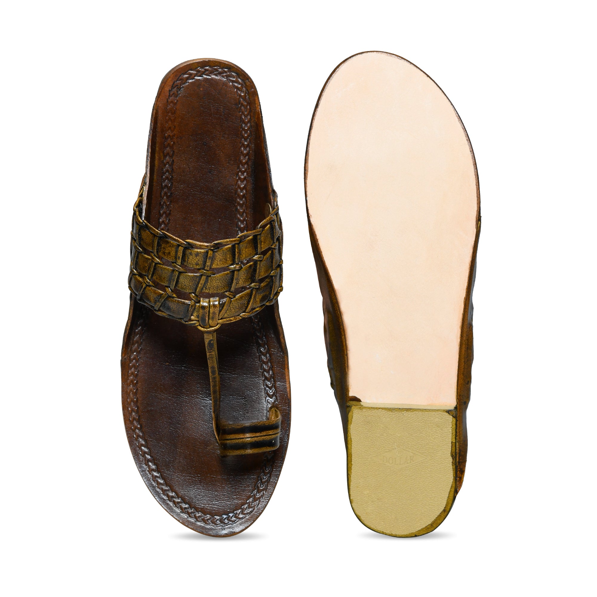 Premium Genuine Leather Kolhapuri Chappal for Men – Handmade, Traditional, Comfortable Ethnic Footwear