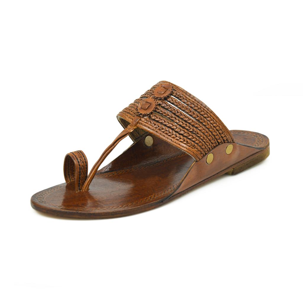 Premium Genuine Leather Kolhapuri Chappal for Men – Handmade, Traditional, Comfortable Ethnic Footwear