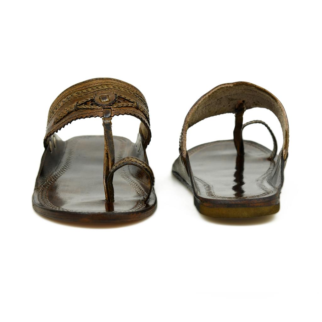 Premium Genuine Leather Kolhapuri Chappal for Men – Handmade, Traditional, Comfortable Ethnic Footwear