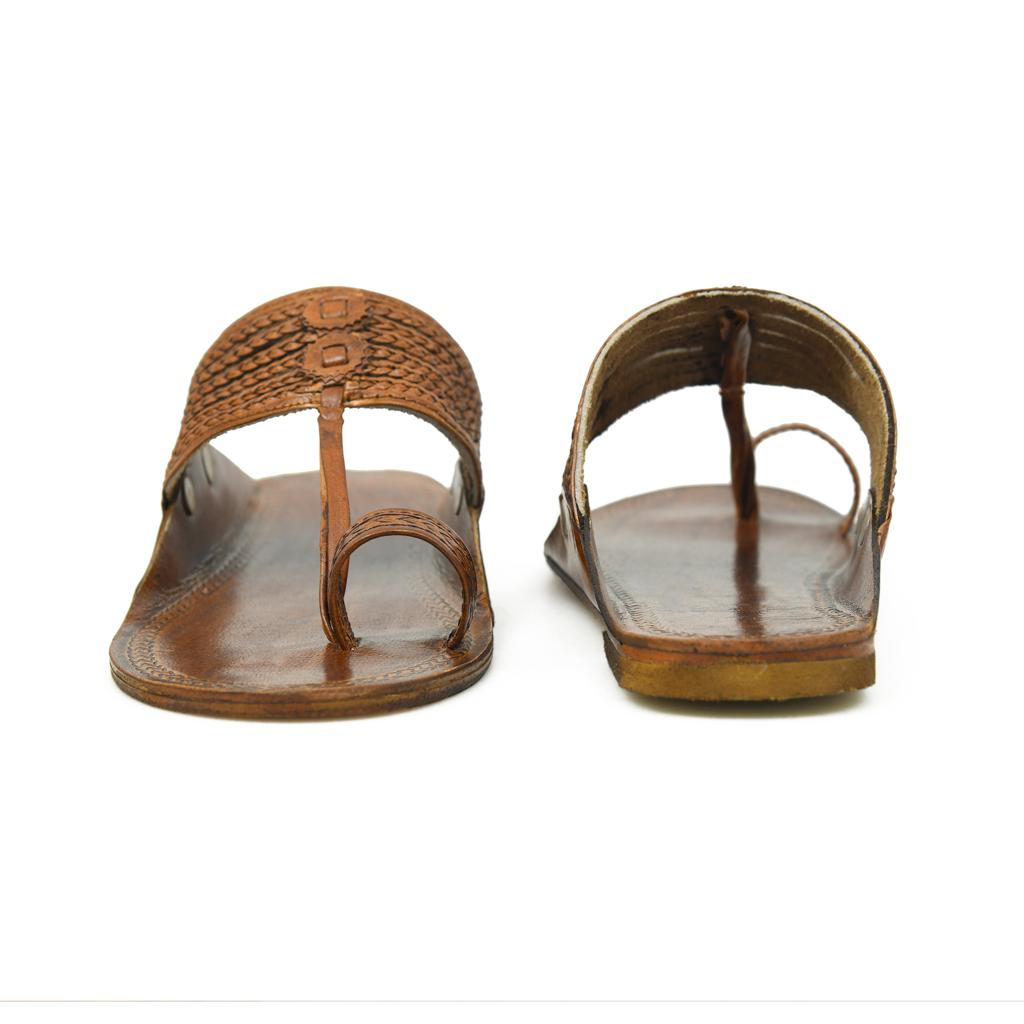 Premium Genuine Leather Kolhapuri Chappal for Men – Handmade, Traditional, Comfortable Ethnic Footwear
