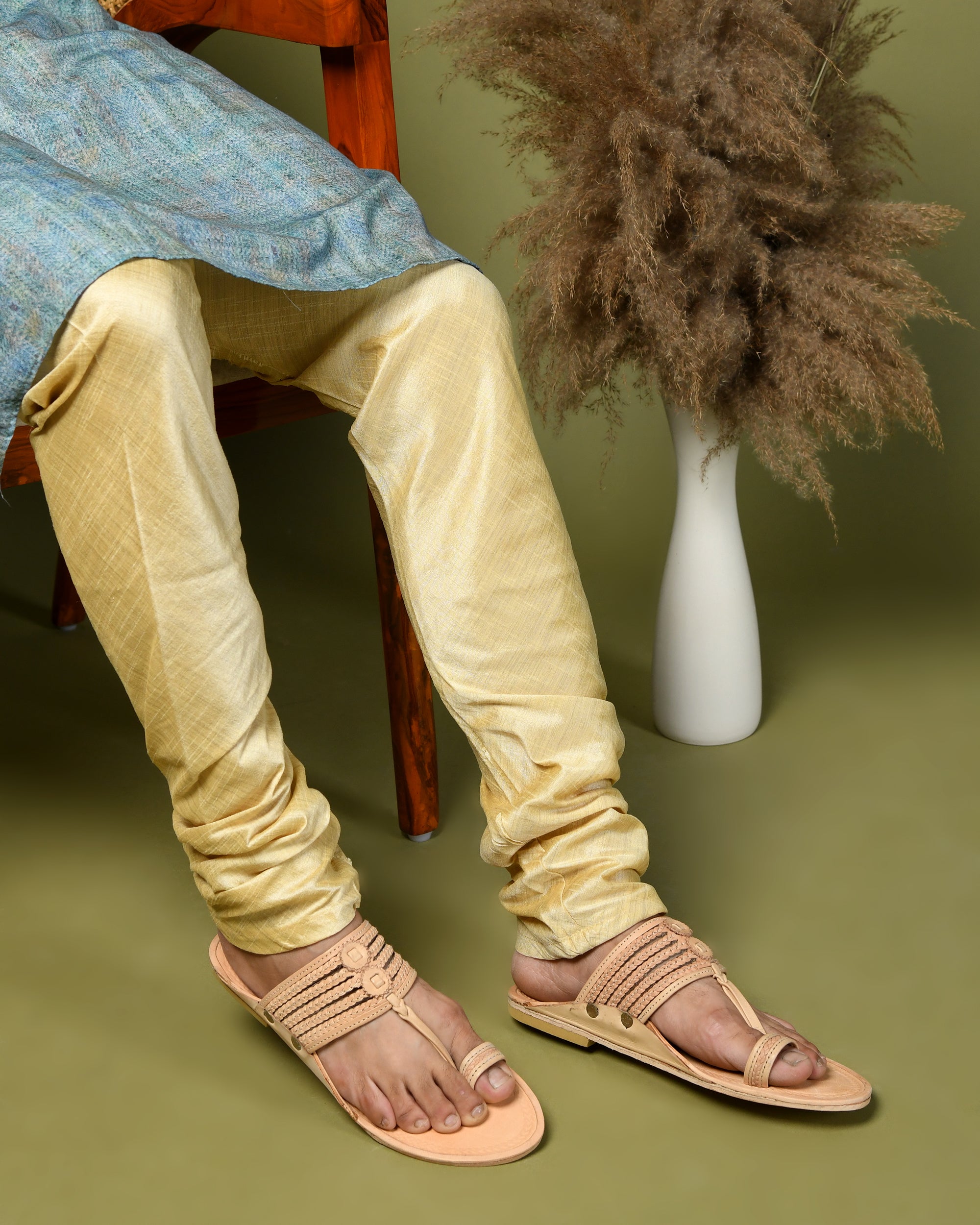 Premium Genuine Leather Kolhapuri Chappal for Men – Handmade, Traditional, Comfortable Ethnic Footwear