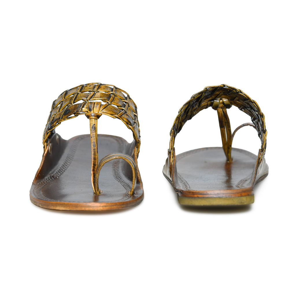 Premium Genuine Leather Kolhapuri Chappal for Men – Handmade, Traditional, Comfortable Ethnic Footwear